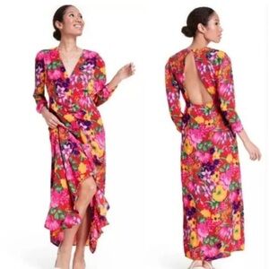 New with tags Rixo brand floral cascade dress . Size 16/18w